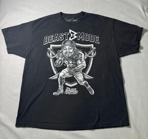 Marshawn Lynch Beast Mode Black Sunday Oakland Raiders Limited Edition Shirt 2XL